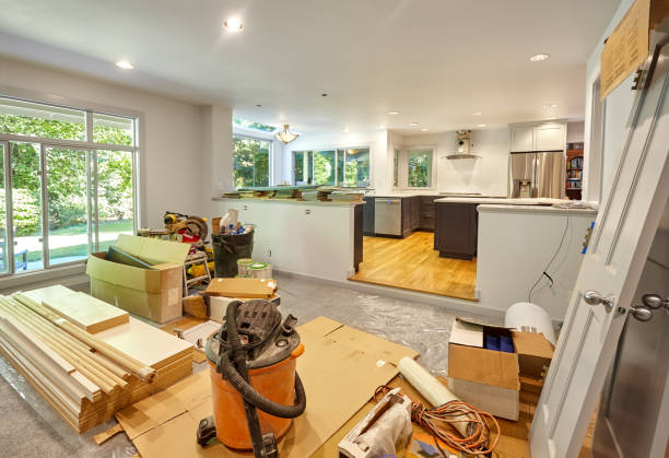 Professional Kitchen Island Installation technician working in Harleysville, PA